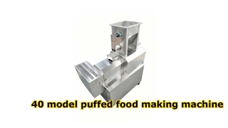 40 puffed food making machinie