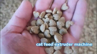Cat food extruder machine